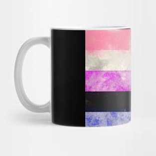 Genderfluid Pride Flag - Water color Mug